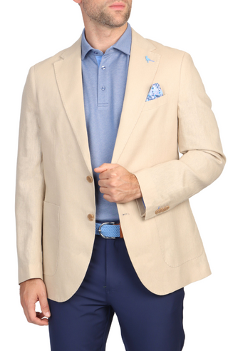 Signature Solid Classic Linen Sport Coat