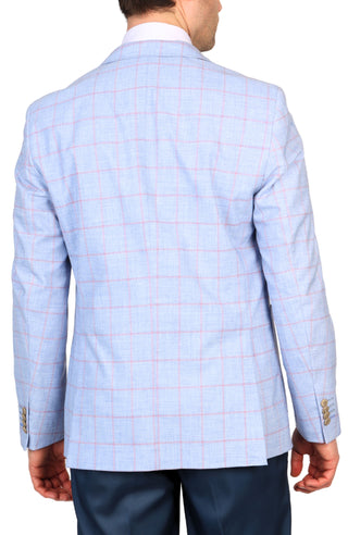 Melange Windowpane Sport Coat