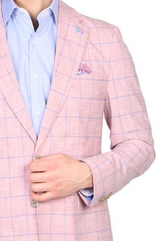 Melange Windowpane Sport Coat