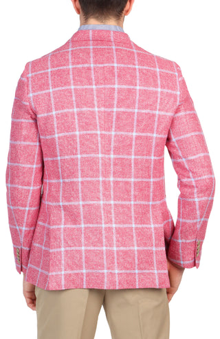 Sunwashed Red Windowpane Sport Coat