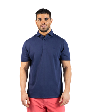 Distressed Floral Modal Polo