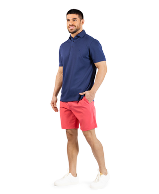 Distressed Floral Modal Polo