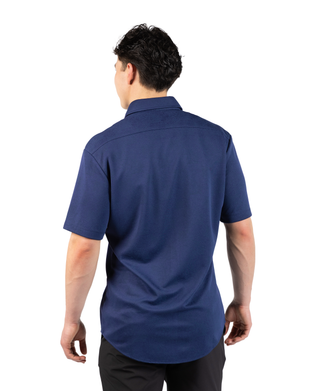 Tropical Print Modal Short Sleeve Shirt