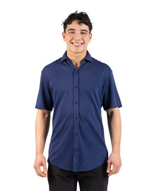 Tropical Print Modal Short Sleeve Shirt