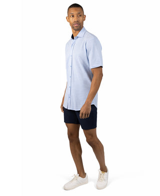 Slub Pique Short Sleeve Shirt