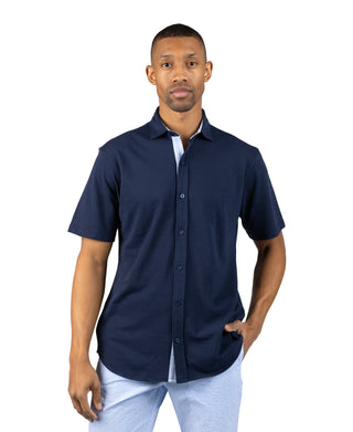 Slub Pique Short Sleeve Shirt