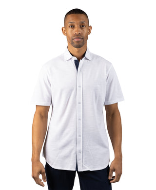 Slub Pique Short Sleeve Shirt