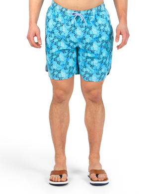 Skulls Printed Swim Shorts