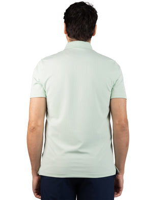 Micro Grid Textured Performance Polo