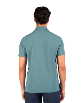 Micro Grid Textured Performance Polo