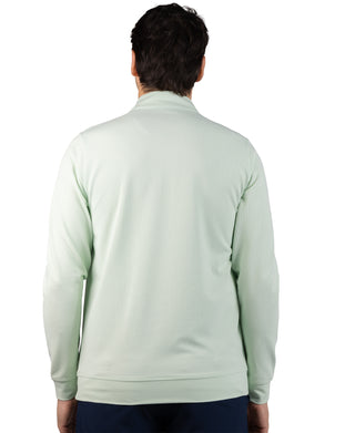 Micro Grid Textured Performance Quarter Zip