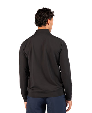 Micro Grid Textured Performance Quarter Zip