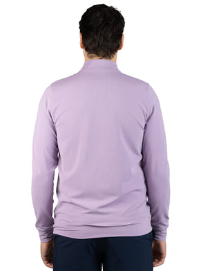 Micro Grid Textured Performance Quarter Zip