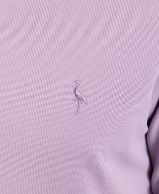 Micro Grid Textured Performance Quarter Zip