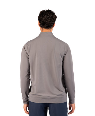 Micro Grid Textured Performance Quarter Zip