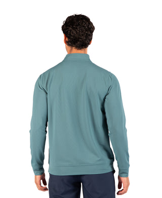 Micro Grid Textured Performance Quarter Zip