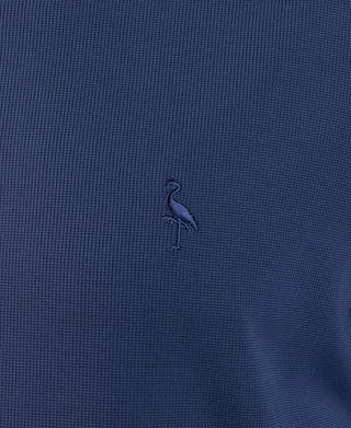 Micro Grid Textured Performance Quarter Zip