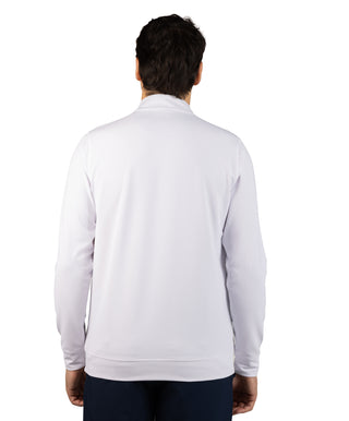 Micro Grid Textured Performance Quarter Zip