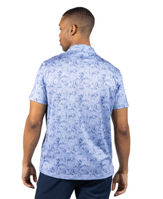 Vintage Tropical Mesh Performance Polo