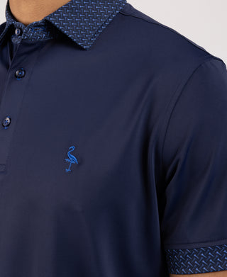 Micro Perforated Performance Short Sleeve Polo