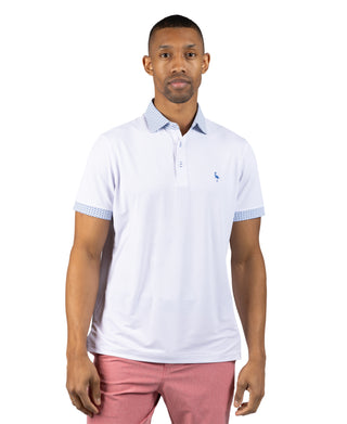 Micro Perforated Performance Short Sleeve Polo