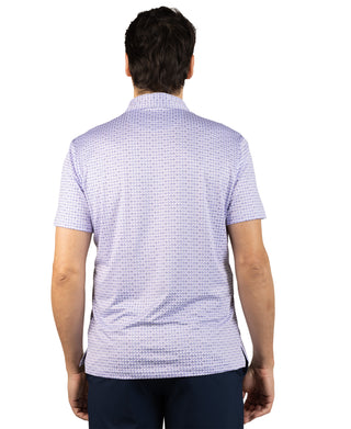 Nested Diamond Performance Polo