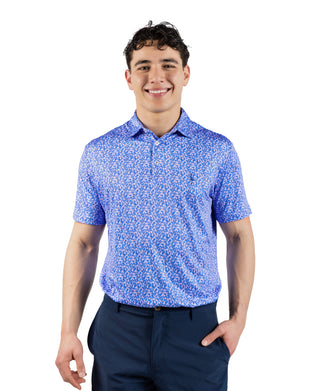 Floral Dreams Performance Polo