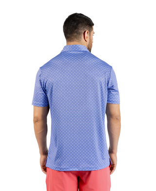 Geo Floral Performance Polo