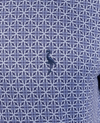 Boys Geo Floral Performance Polo