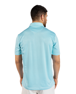 Geo Floral Performance Polo