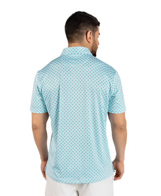 Geo Floral Performance Polo