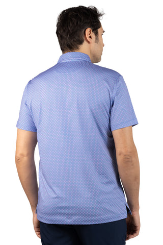 Micro Geo Floral Perfomance Polo