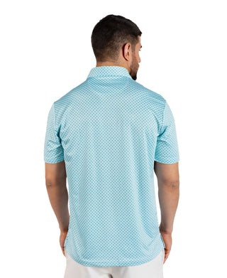 Micro Geo Floral Perfomance Polo