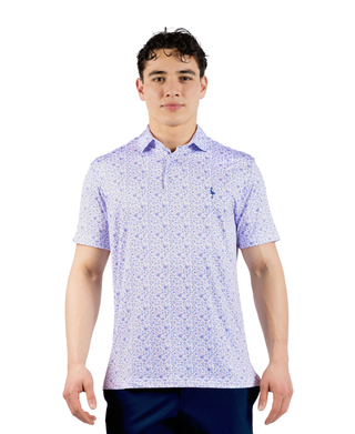 Ditsy Floral Performance Polo