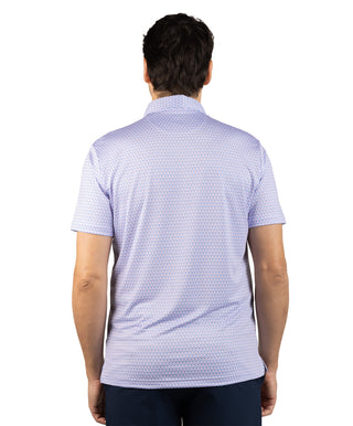 Micro Floral Performance Polo