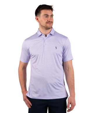 Micro Floral Performance Polo
