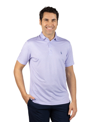 Micro Floral Performance Polo