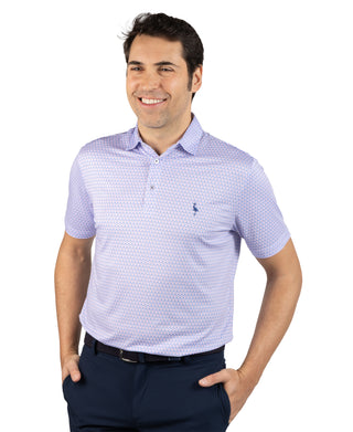 Micro Floral Performance Polo