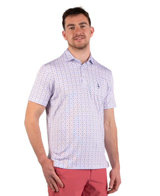 Dealer's Choice Printed Performance Polo