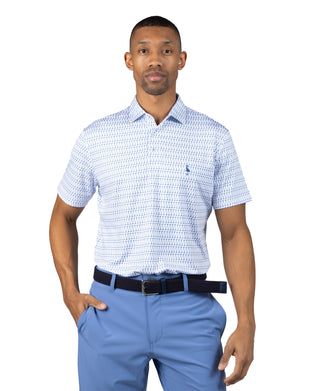 Martini Glasses Performance Polo