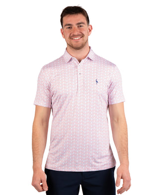 Martini Glasses Performance Polo