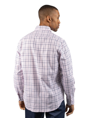 Yarn Dyed Linen Large Check Long Sleeve Shirt