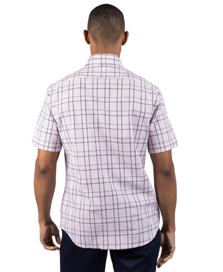 Yarn Dyed Linen Check Short Sleeve Shirt