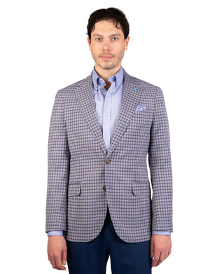 Melange Mini Plaid Sport Coat
