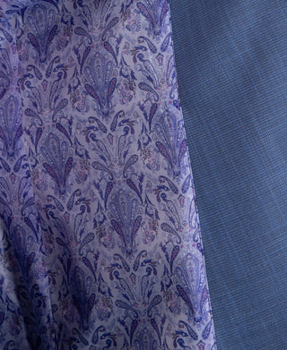 Double-Breasted Textured Slub Sport Coat