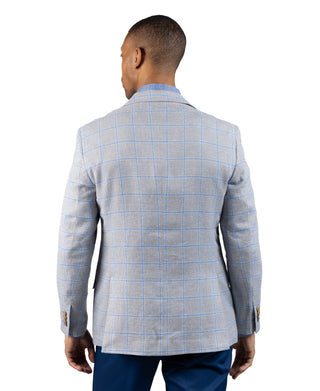 Yarn Dye Windowpane Sport Coat