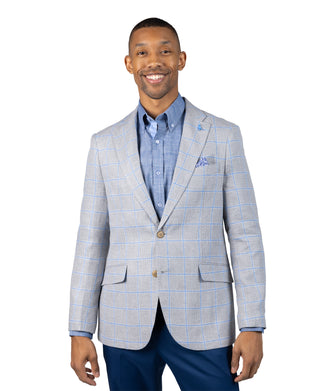 Yarn Dye Windowpane Sport Coat