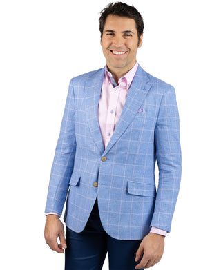 Yarn Dye Windowpane Sport Coat