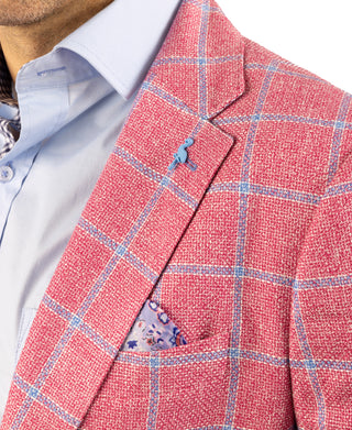 Yarn Dye Windowpane Sport Coat