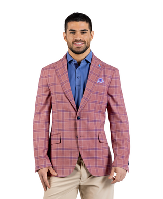 Melange Shadow Plaid Sport Coat